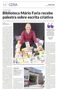 Matéria no JOrnal “A Orla”. Santos, junho de 2025. Por Isabela Marangoni